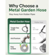 thumbnail image 3 of Manguera de Jardín Corta de Metal de 5 ft con Conector Hembra a Hembra, Manguera Pequeña de Acero Inoxidable para Carrete de Manguera Larga Flexible, Ligera y Resistente, Tubo de Agua, Adaptador de, 3 of 9