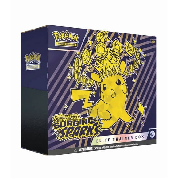 Pokemon tcg surging sparks elite trainer box ingles azul