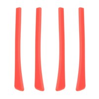 Ioensy - 4 Piezas De Anteojos, Calcetines, Puntas Para Los Oídos, Silicona Suave, Fácil De Instalar, Rojo