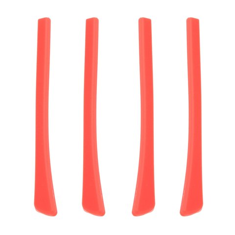 Ioensy - 4 Piezas De Anteojos, Calcetines, Puntas Para Los Oídos, Silicona Suave, Fácil De Instalar, Rojo