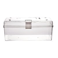 Magideal - Caja De Medicamentos,Organizador De Almacenamiento De Medicamentos,Caja De Almacenamiento De Medicamentos,Botiquín De Primeros Auxilios Portátil,Para Largo Talla Grande