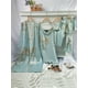 thumbnail image 3 of 4pcs Elegant Floral Print Pajamas Set, Long Sleeve Robe + Cami Dress + Cami Top + Ruffle Hem Shorts, Women's Loungewear & Sleepwear, 3 of 3