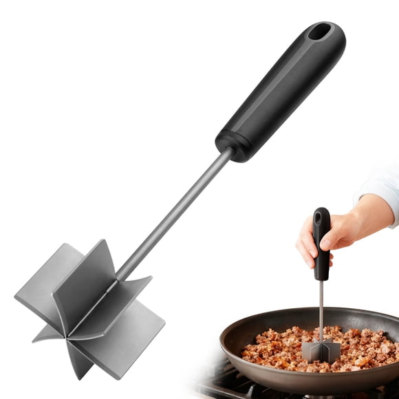 Picadora y machacadora de carne Coinicxcel 304 de acero inoxidable, 25 cm