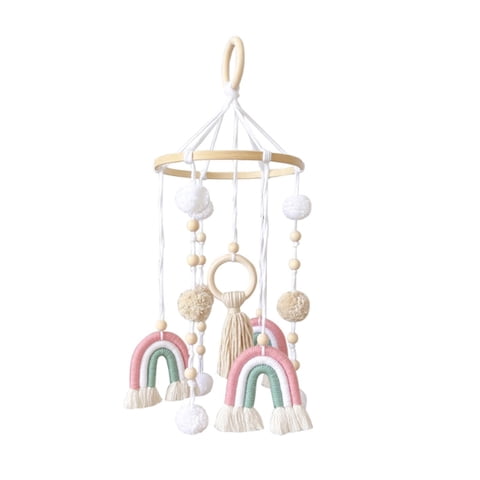 Bothyi - Móvil Para Cuna De Bebé, Juguete Bohemio, Techo De Moda, Móvil Para Habitación De Regalo Para Niñas, Color Rosa