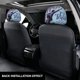 thumbnail image 3 of Mary Poppins Funda Protectora Universal para Reposacabezas de Coche, Funda Elástica para Reposacabezas de Asiento de Auto, Funda de Tela Antipolvo, Accesorios de Interior 2 Piezas, 3 of 6