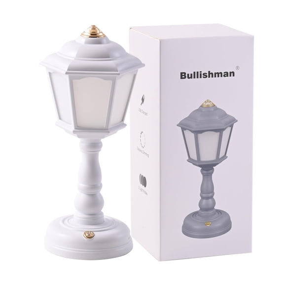 Lámpara de Escritorio Bullishman Vintage Mini LED Regulable con Puerto USB