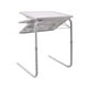 thumbnail image 3 of Mesa Plegable Ajustable de Aluminio Posavasos Blanca, 3 of 3