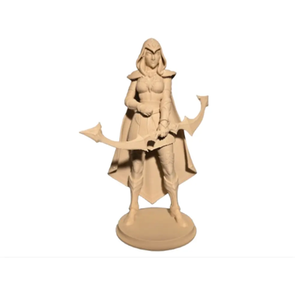 Figura decoración Ashe estatua de league of legends