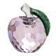 thumbnail image 4 of 4x5.5cm Colorido Crystal Apple Handcraft Christmas Eve Souvenir Pink, 4 of 5