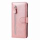 thumbnail image 4 of Funda tipo cartera para Motorola Moto G15 con bolsillo con cremallera y ranuras para tarjetas – Función de soporte Rosa, 4 of 5