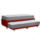 thumbnail image 1 of Cama Nido Zen Best Pu Rojo 1.5 Plaza, 1 of 4
