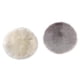 thumbnail image 5 of 2PCS Shaggy Soft Small Area Alfombra Alfombra De Piel De Oveja Sintética Alfombra Blanca Y Gris, 5 of 5