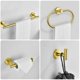thumbnail image 3 of Juego de Accesorios para Baño XHKDSYMC 7 Piezas 40 cm Acero Inoxidable Dorado, 3 of 7