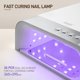 thumbnail image 2 of GAOY Professional UV Nail Lamp, diseño de cavidad amplia para uñas largas, 2 of 3