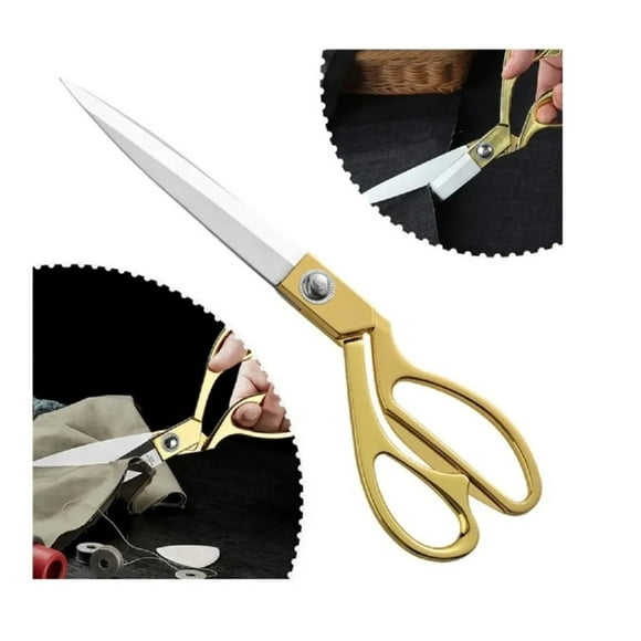 Tijera De Sastre 26cms Afilada Buen Corte Tela Para Tela