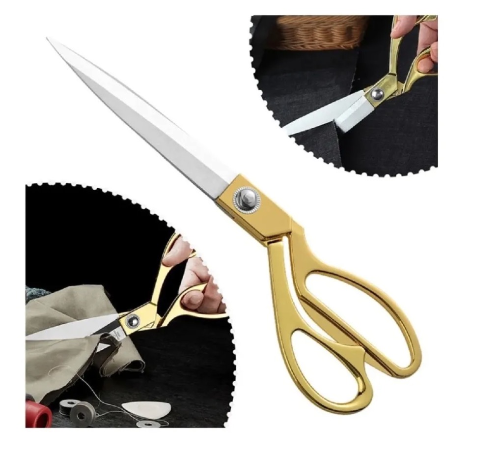 Tomasstore - Tijera De Sastre 26Cms Afilada Buen Corte Tela Para Tela