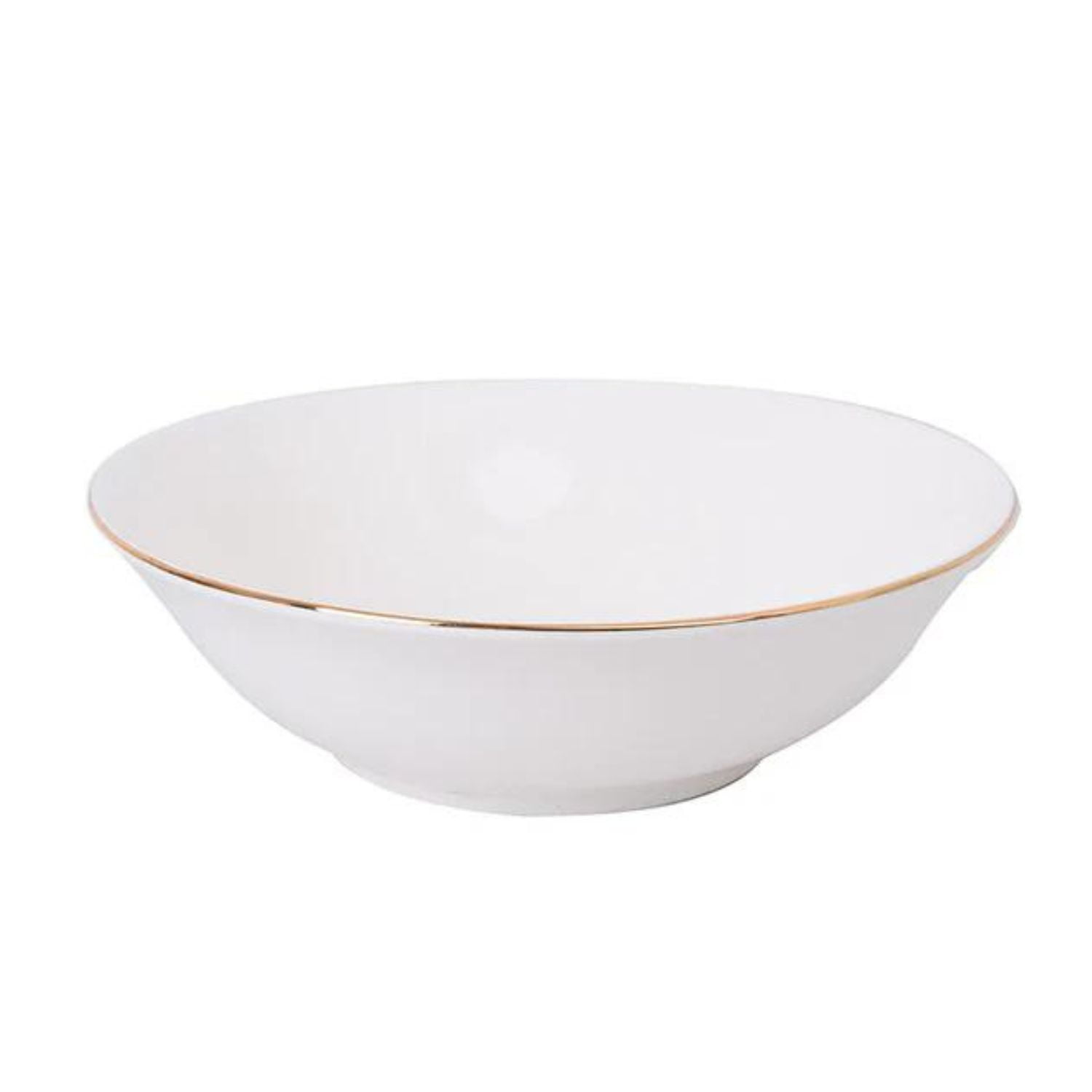 Disparo - Plato Hondo Para Sopa 20cm Roayal Borde Dorado Menaje Cocina