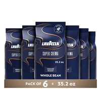 Café En Grano Lavazza Super Crema, Tueste Medio, 6X1 Kg