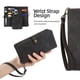 thumbnail image 2 of Faux Leather Case For IPhone Wallet Case Bag, Multifunctional 2 In 1 Zipper Detachable Magnetic Flip Folio Covers With Wristlet Strap,Card Slot,Suitable For Apple IPhone 7plus/8plus/XR/11Promax/12Prom, 2 of 3