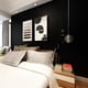 thumbnail image 2 of Papel pintado Livelynine, negro mate, 40 cm x 10 m, PVC impermeable, 2 of 7