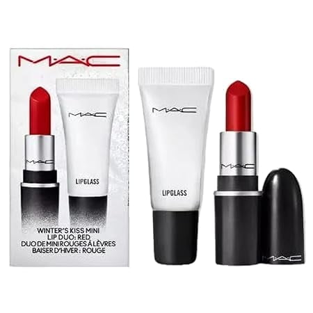 Set Labial Mac Winter's Kiss Mini Lip Duo Rojo
