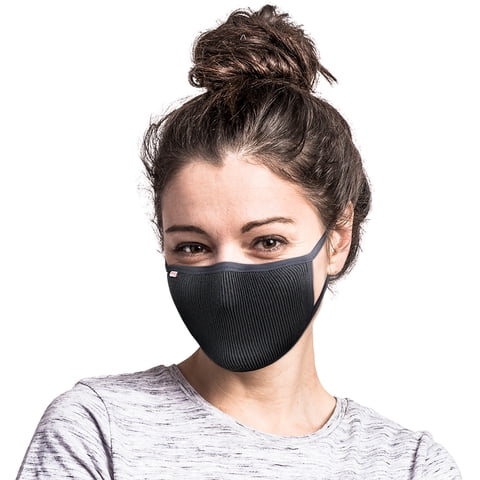 Naroo - Mascara Deportiva Filtrante Lavable Fu+ - Negra S/M