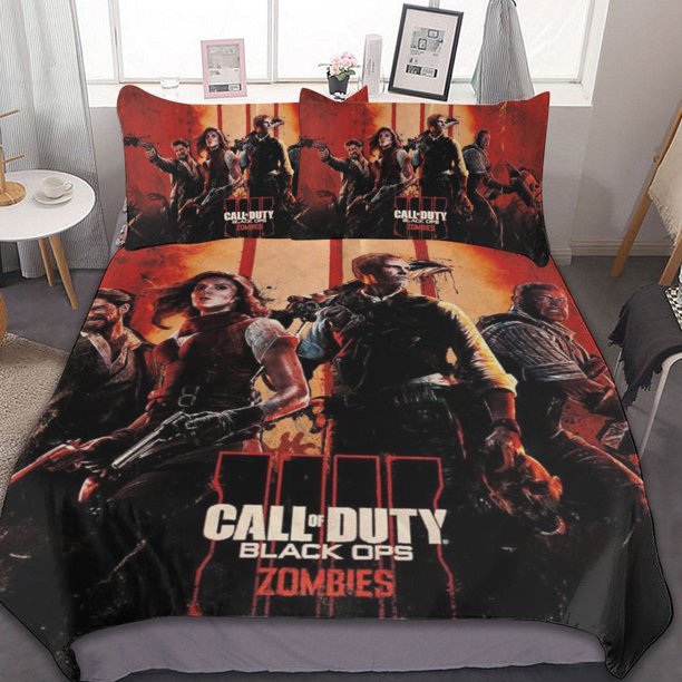 Call Of Duty Modern Warfare 3-Piece Bedding Set Duvet Cover Set Soft Warm And Comfortable Soft Bed Set for Bedroom