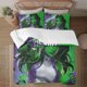 thumbnail image 1 of She Hulk 3-Piece Bedding Set For Kids Boys Girls Adult Cartoon Warm Cute Fashion Holiday Present Gift Bed Sheets, 1 of 5