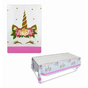 Genérico - Mantel Plástico Unicornio Decoración