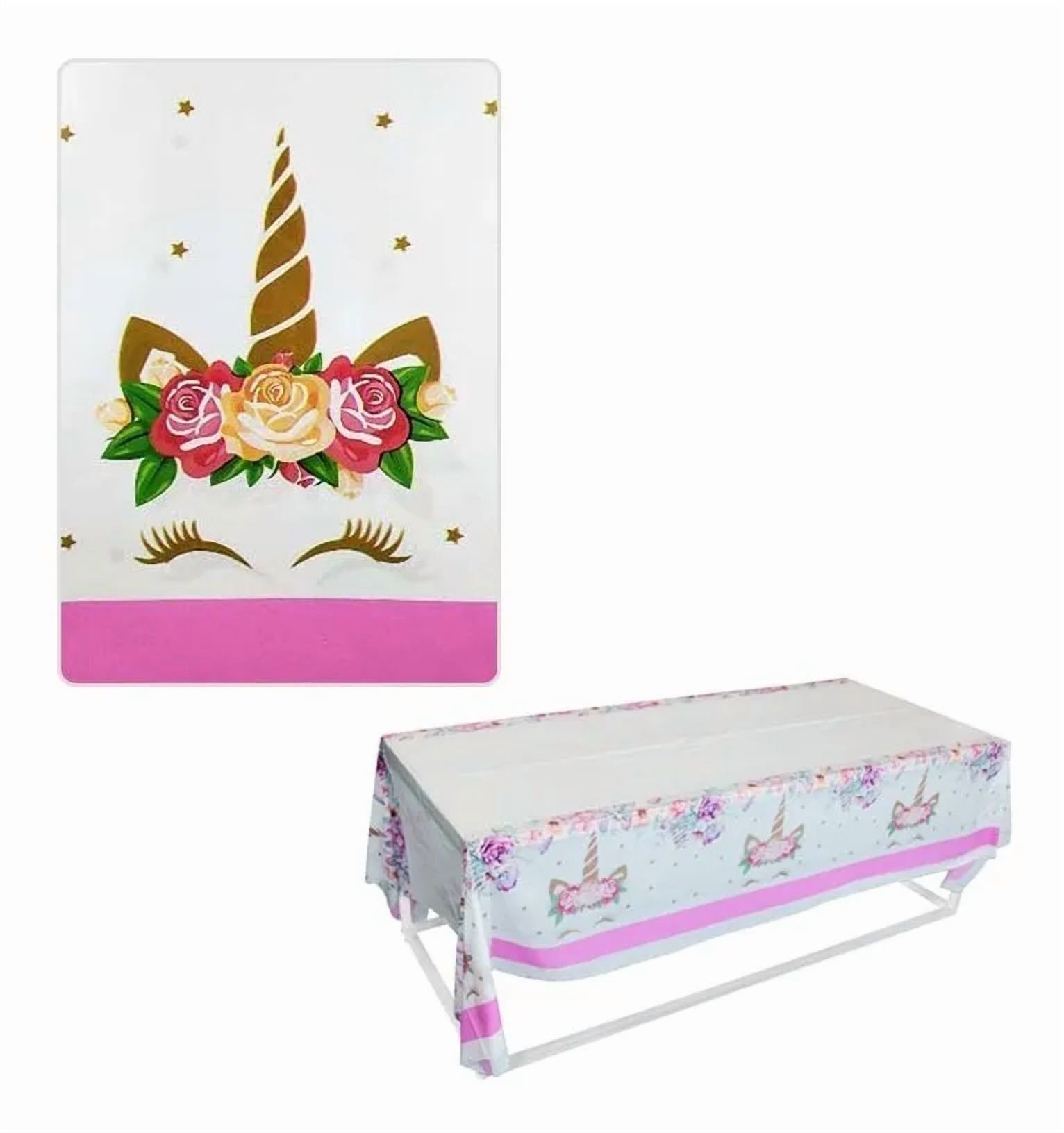 Genérico - Mantel Plástico Unicornio Decoración