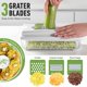 thumbnail image 5 of Picadora de verduras Kitchen Gadget Mueller de 9 cuchillas con recipiente, 5 of 7
