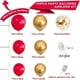 thumbnail image 1 of 120pcs, Red Golden Confetti Latex Balloons, 12in 10in 5in Garland Arch Row Set Kids Baby Shower Birthday Party Bridal Wedding Decoration Supplies, 1 of 2