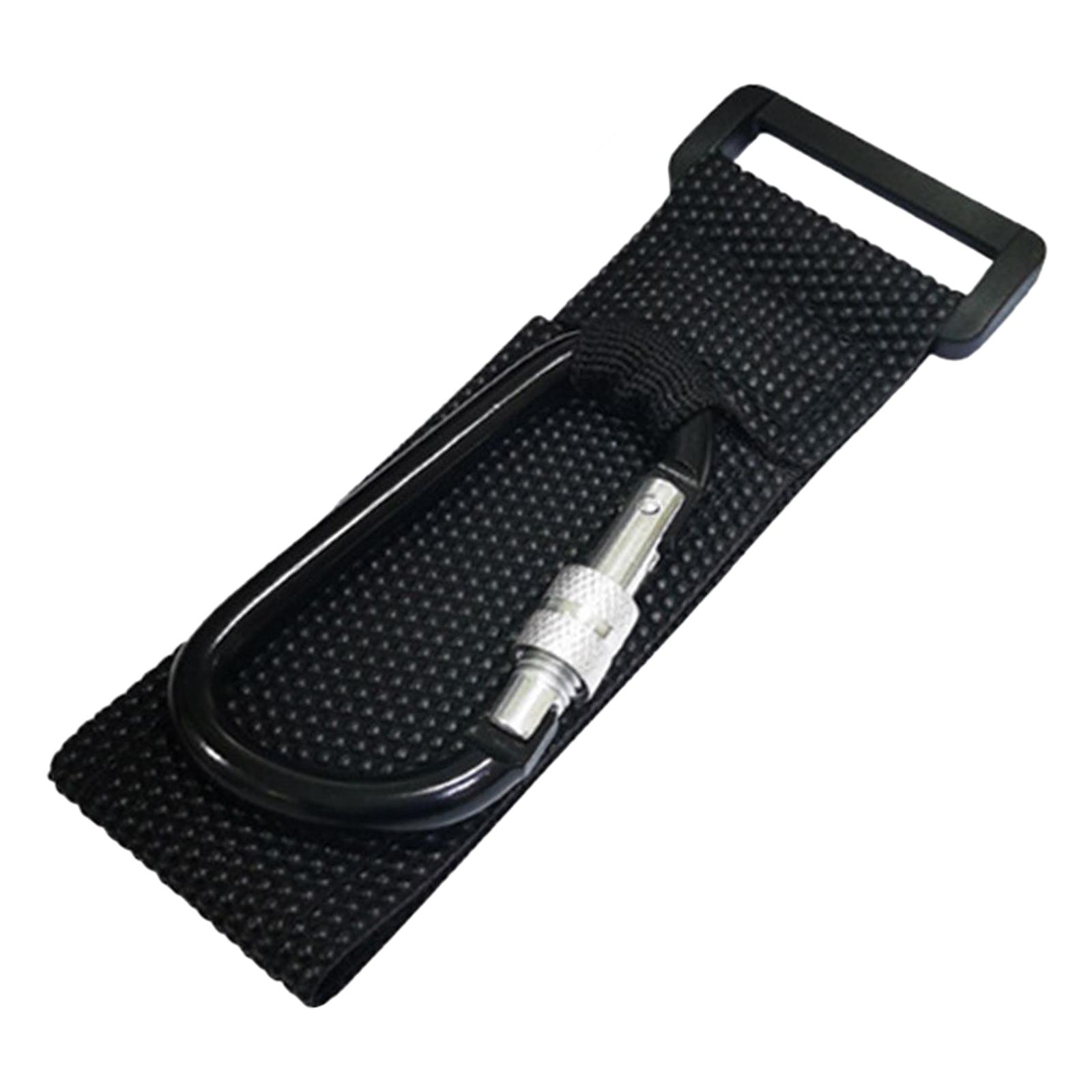 Ioensy - Correas De Amarre De Bucle Multifuncional Con Entrenamiento De Manillar De Bicicleta Con Mosquetón Negro