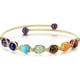 thumbnail image 1 of Xiao Hua Pulsera de Siete Chakras, Pulsera de Cuentas de Cristal Curativo, Pulsera Ajustable Chapada en Oro, 1 Pieza, 1 of 4