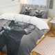 thumbnail image 1 of Moon Knight Family Bed 3 Piece Set Personalized Bedding Decor for Kids And Teens Anime Student Dormitory Cover, 1 of 5
