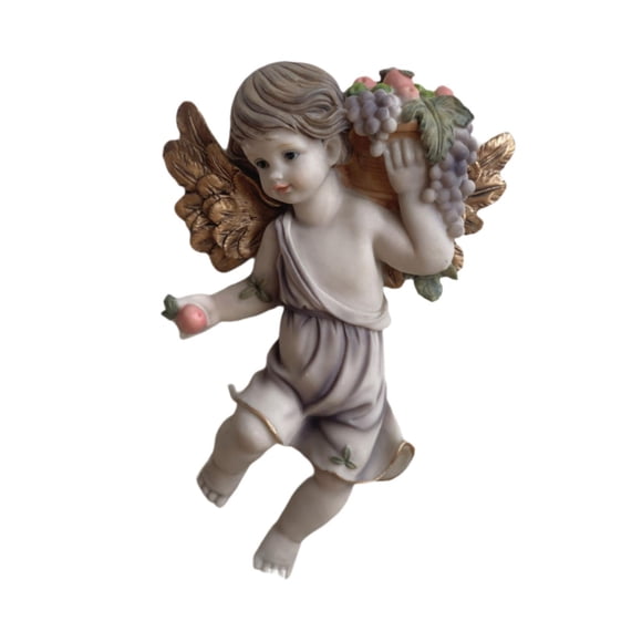 Escultura De Pared De ángel Querubín De Resina, Estatua De ángel Para Sala De Estar, Estante De TV, Estilo Hogareño A