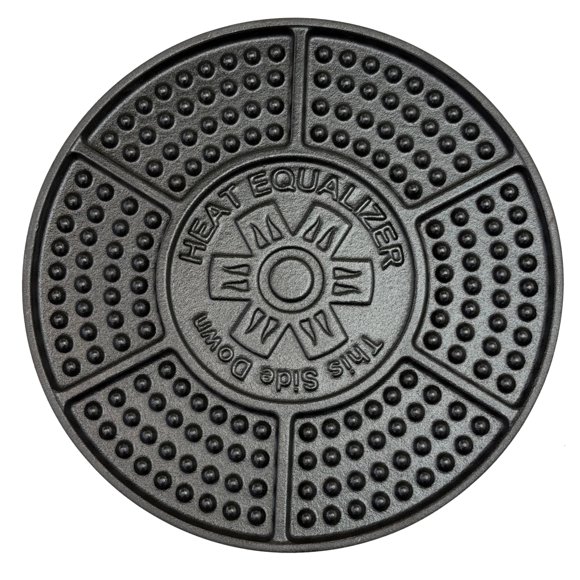 Heat Equalizer 8" Difusor de Calor de Hierro Fundido / Placa de Cocción Lenta para Gas e Inducción