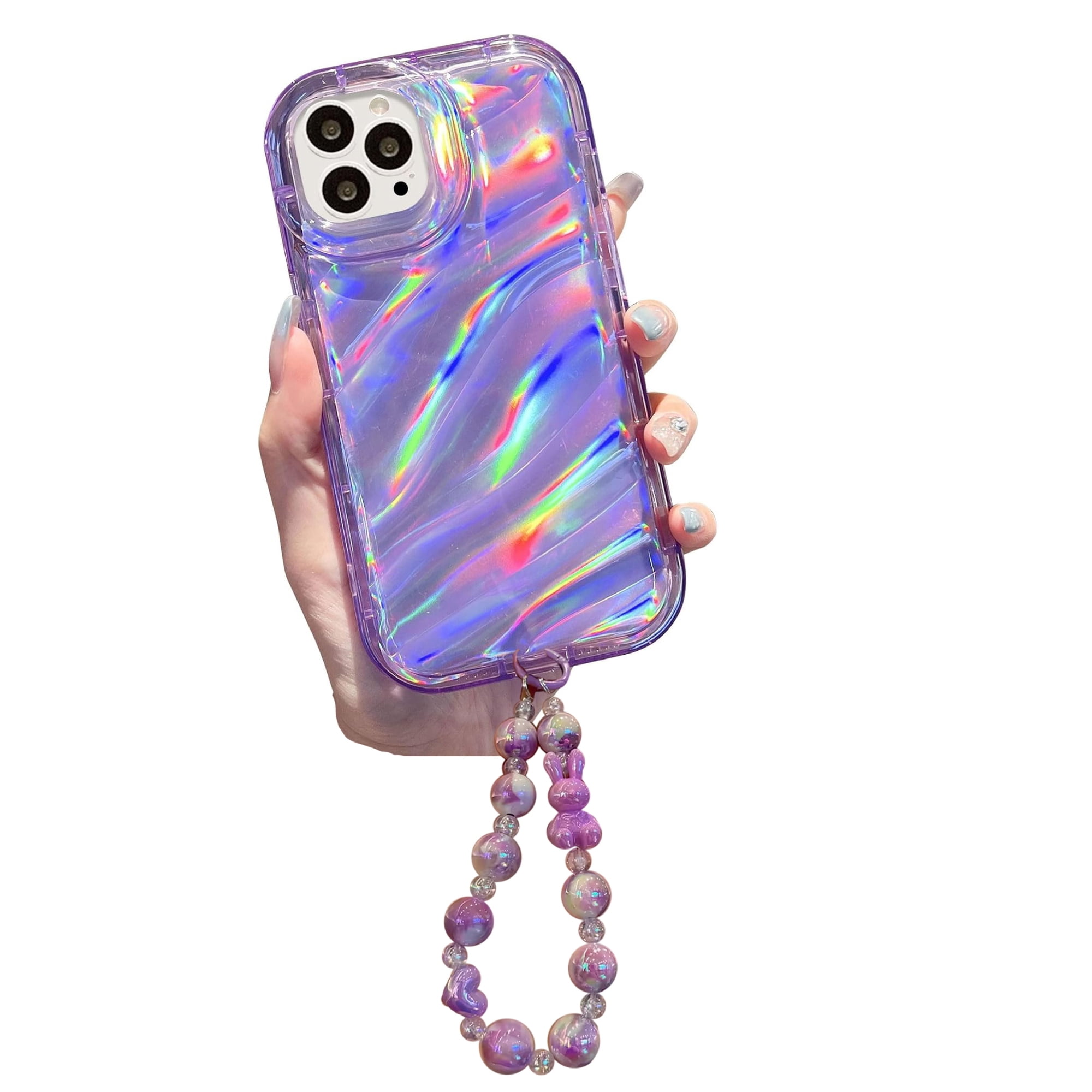 Global Movil Mr - Carcasa 3d Holográfica Con Colgante De Mano Iphone 16 Pro Max