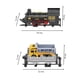 thumbnail image 5 of Tren De Juguete Pista 3 Vagones Camiones Luz Sonido Humo, 5 of 14