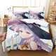 thumbnail image 1 of Anime Wandering Witch Journey Of Elaina Bedding Set Boys Girls Duvet Cover Pillowcase Bed Kids Adult, 1 of 5
