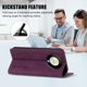 thumbnail image 3 of Funda Billetera para Honor X9b 5G Imán y Resistente Morado, 3 of 6