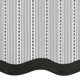 thumbnail image 3 of Cenefa ACHIM Westport, 147 cm x 36 cm, poliéster blanco y negro, 3 of 5