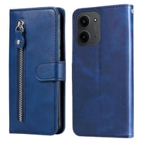 Gangxun - Funda Con Cremallera Para Xiaomi Redmi 15C, Carcasa Cartera De Cuero Pu Con Soporte Y Tarjetero