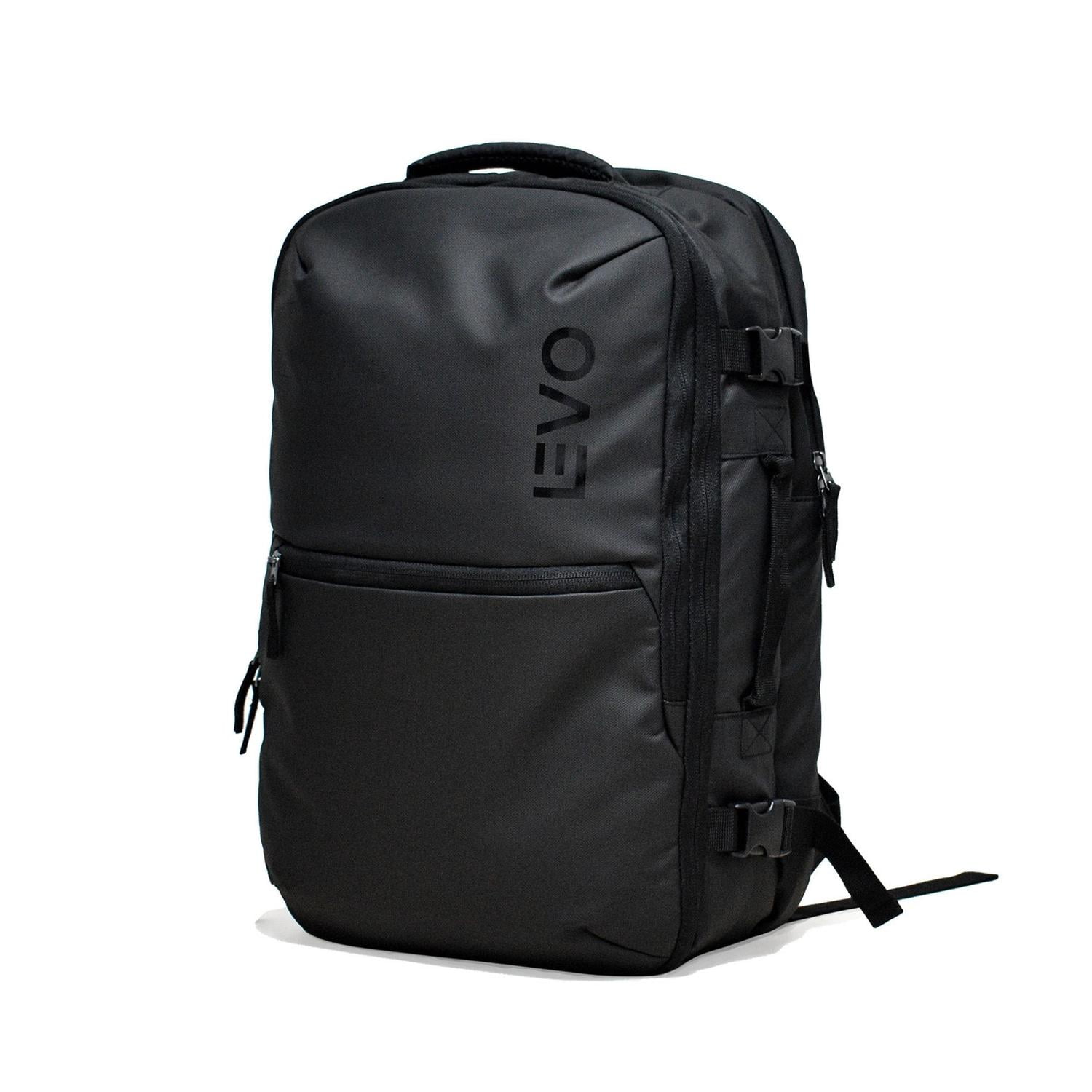 Mochila Viaje Impermeable Notebook 30l Aerosuite Negra Levo