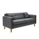 thumbnail image 2 of Sofa New Retro 3c Felpa 04 Gris, 2 of 6