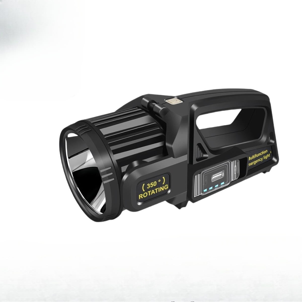 Genérico - Linterna Mano Solar 350 Recargable Impermeable Camping Lau