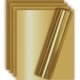 thumbnail image 1 of Vinilo HTV Tvinyl Warehouse Oro Claro – Pack de 5 Hojas, 1 of 6