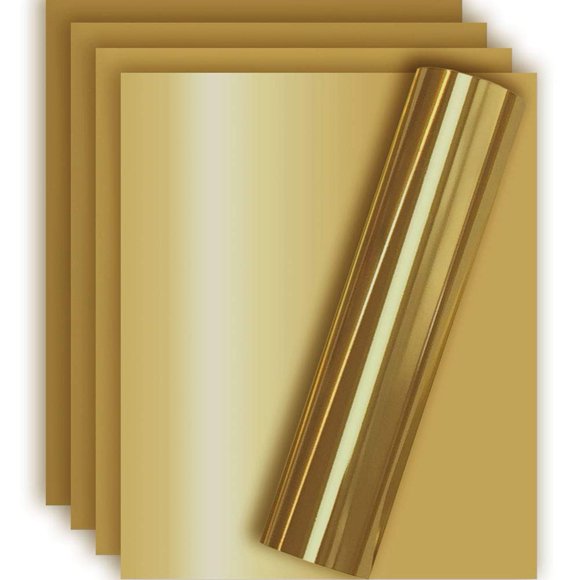 Vinilo HTV Tvinyl Warehouse Oro Claro – Pack de 5 Hojas