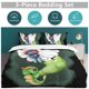 thumbnail image 5 of Caterpie Bed Duvet Cover Funny Anime Cartoon Bedding Sets Lightweight 3 Piece Comforter Sets, 5 of 5