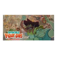 Desmarcar - Chica De Pelea Invencible Fondo Temático Pancarta Suministros De Decoración Para Fiesta De Cumpleaños, Decoración De Fondo De Fiesta Personalizado,150X90Cm